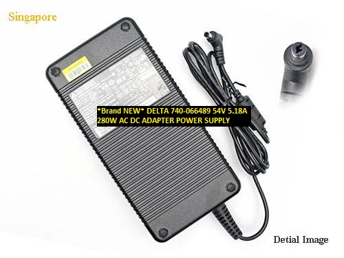 *Brand NEW* DELTA 740-066489 54V 5.18A 280W AC DC ADAPTER POWER SUPPLY